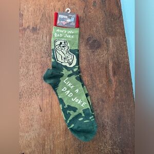 Men’s dad joke socks